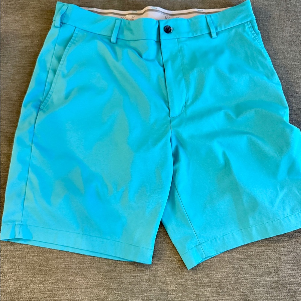 Walter Hagen Aqua Flat Front Shorts